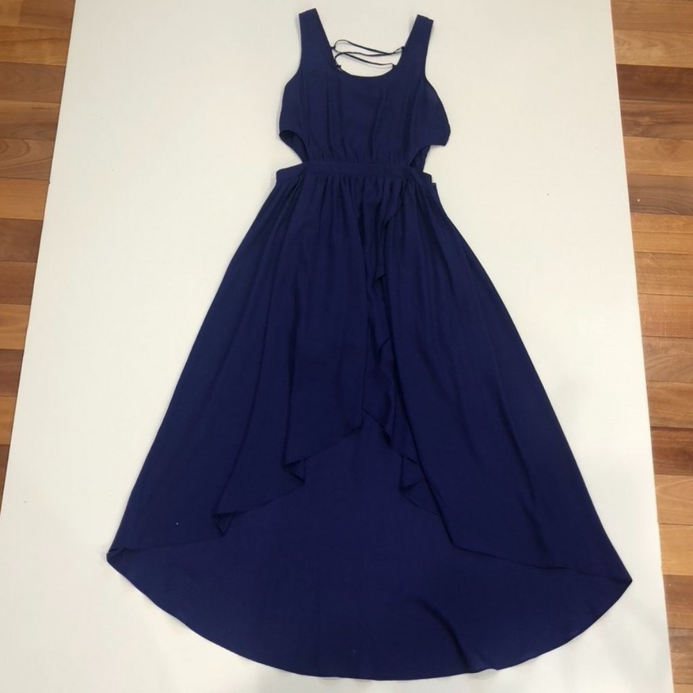 Purple High Low Dress